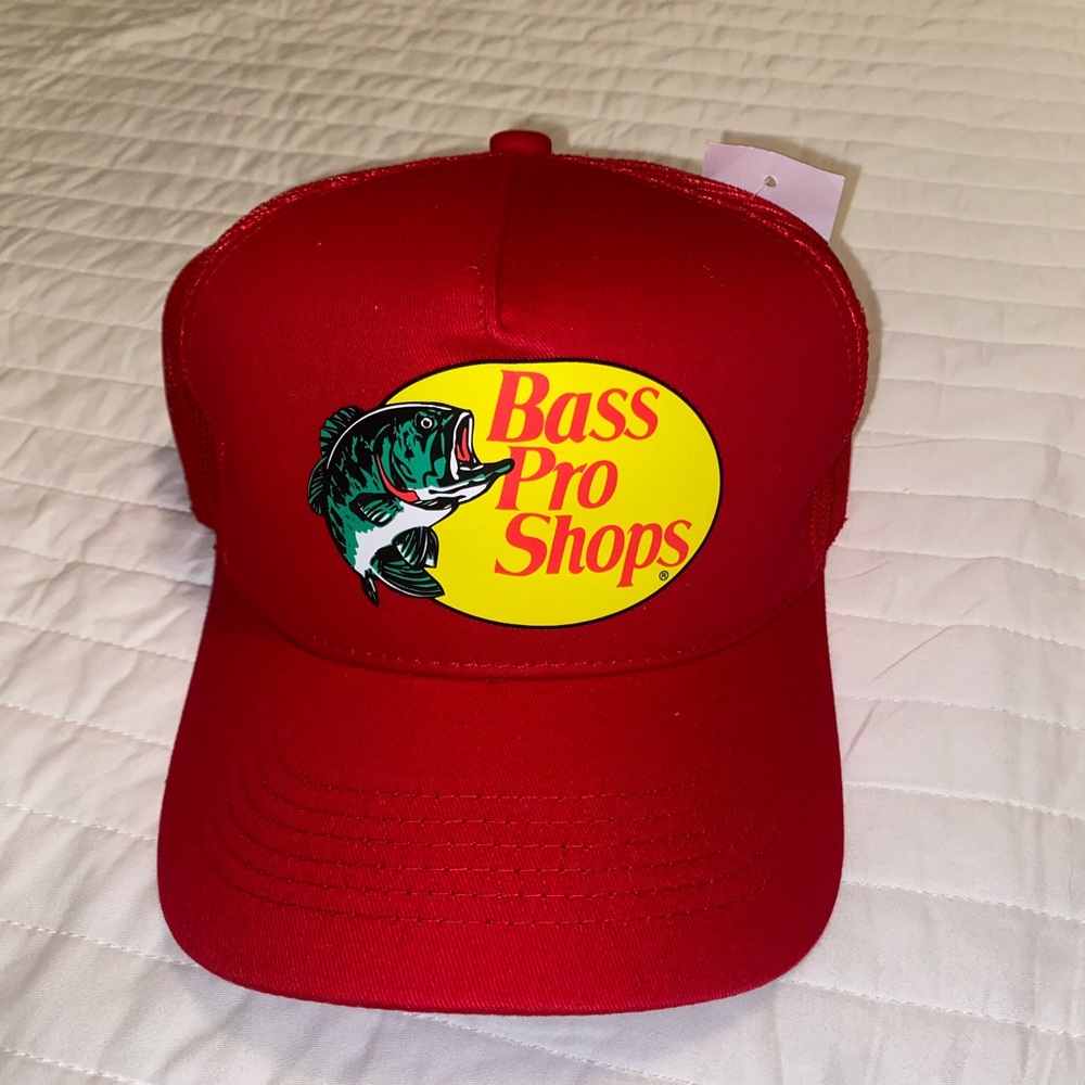 Red Bass Pro hat